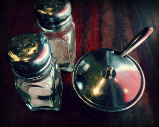 Salt Pepper and Sugar Dispensers