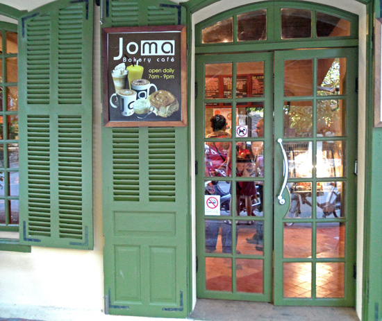 JOMA cafe in Luang Prabang