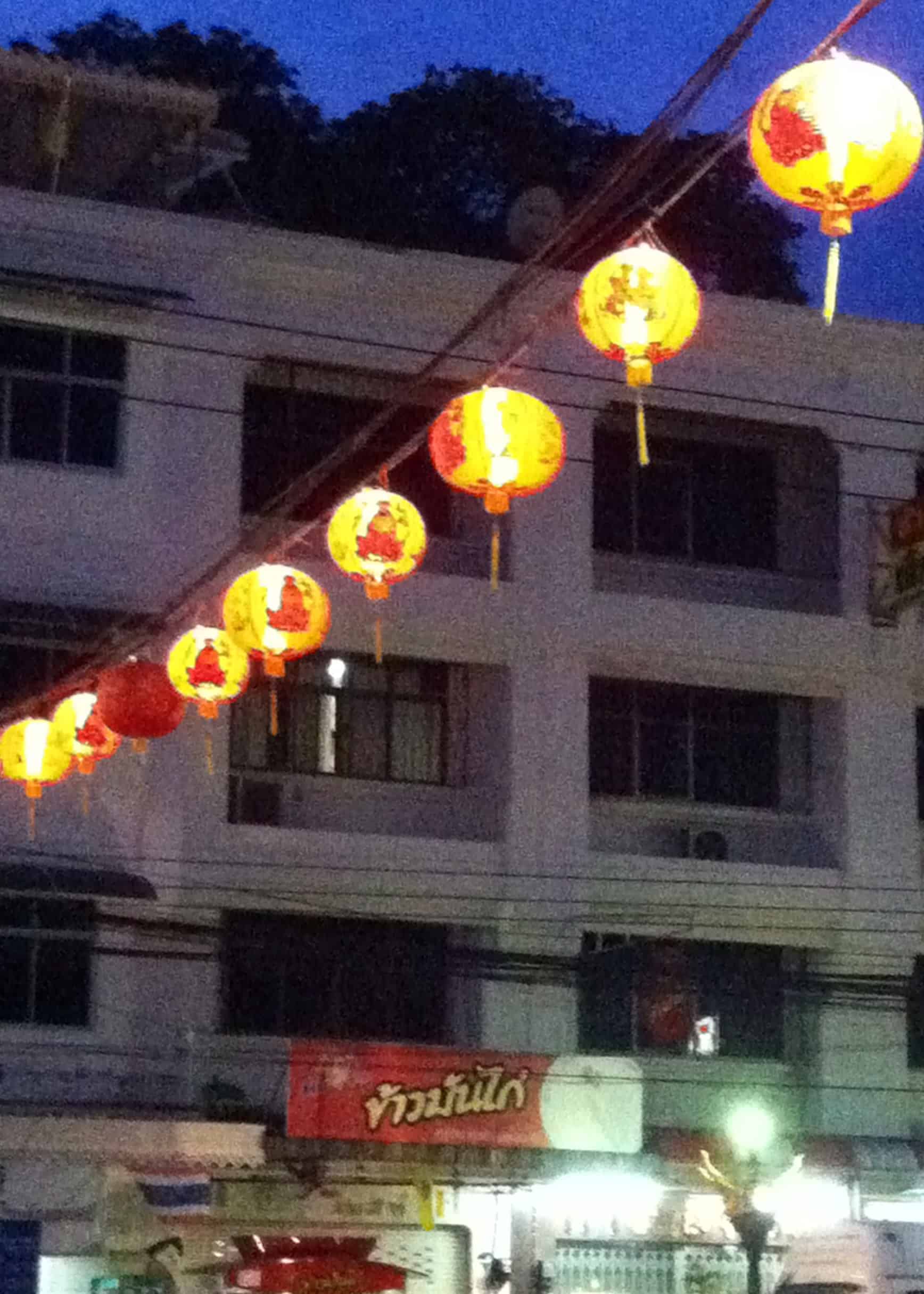 String of Chinese Lanterns